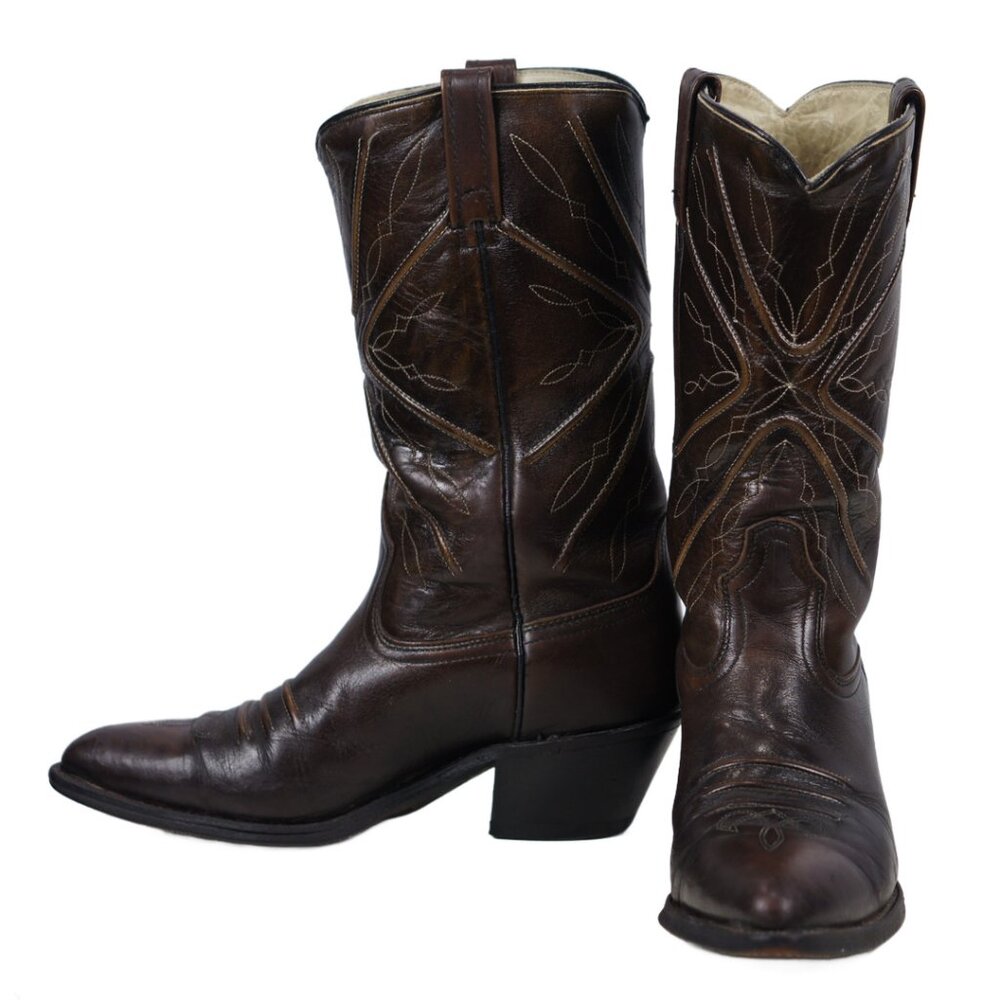 Acme 6066 Cowboy Western Boots Vintage US Made Dennis Hopper Men's 9.5 D